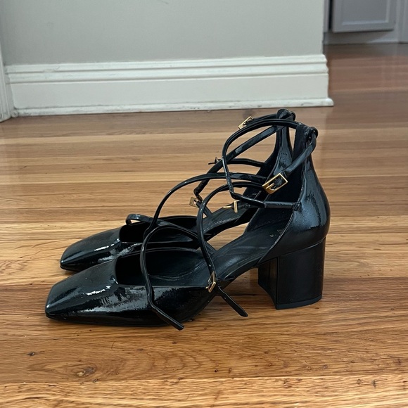 Zara Strappy Heels Size 8 - Picture 2 of 4